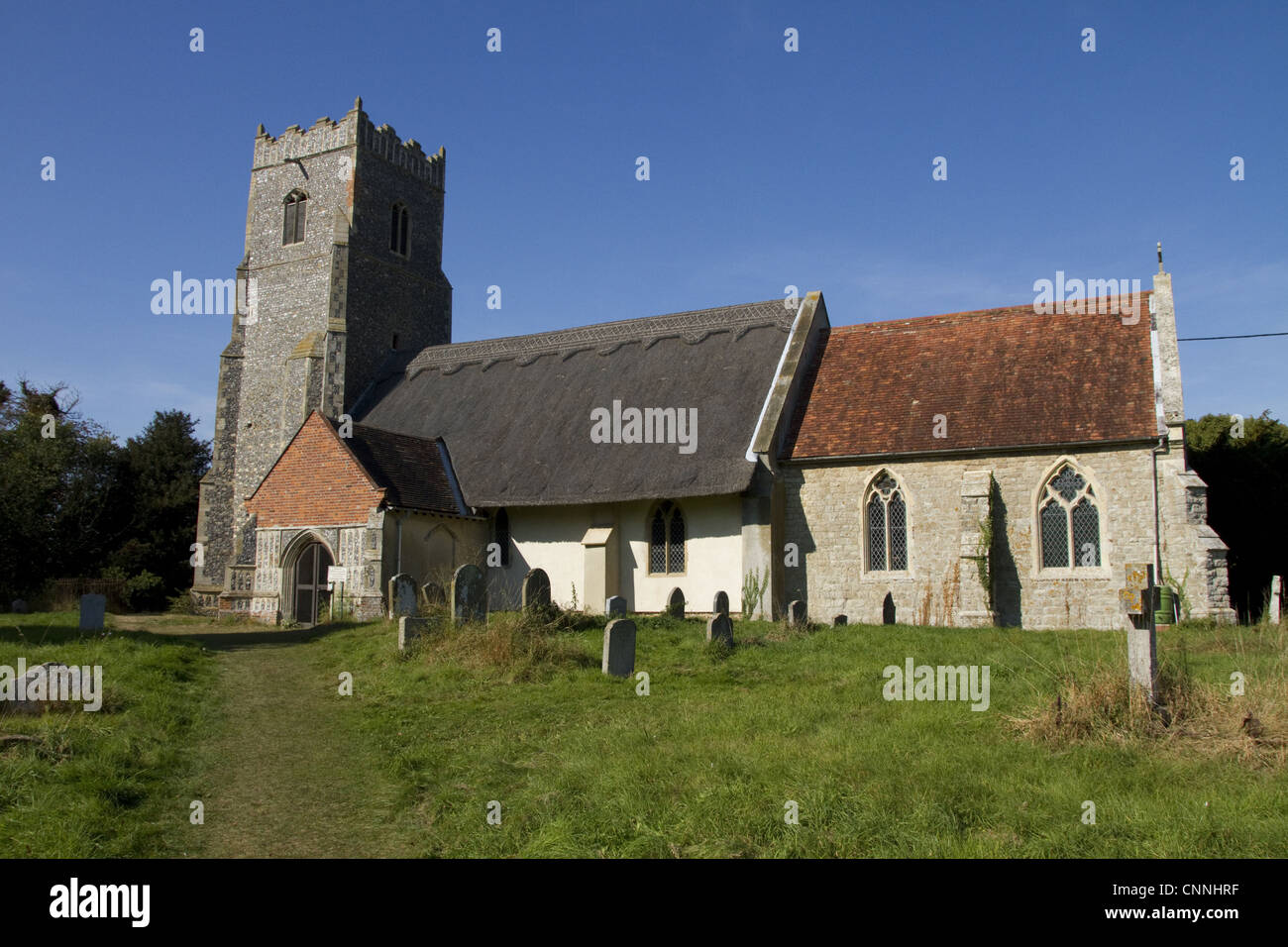Eglise St Botolph Iken Suffolk Près de la rivière Alde Banque D'Images