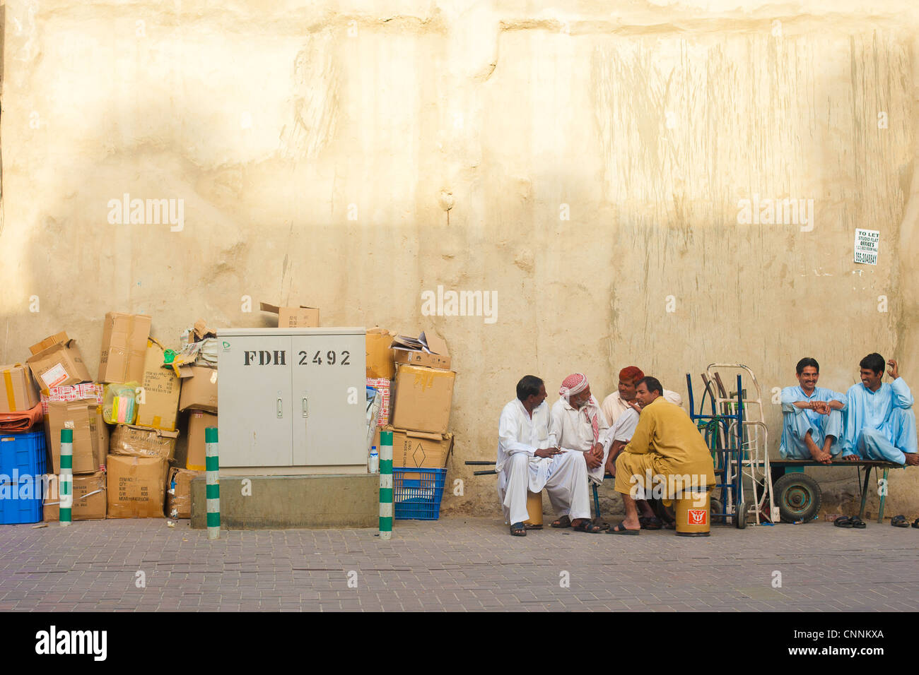 Souk aux épices de Deira, Dubaï Banque D'Images