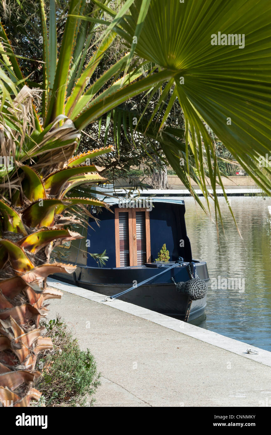 Bateau canal Petite Venise Londres Banque D'Images