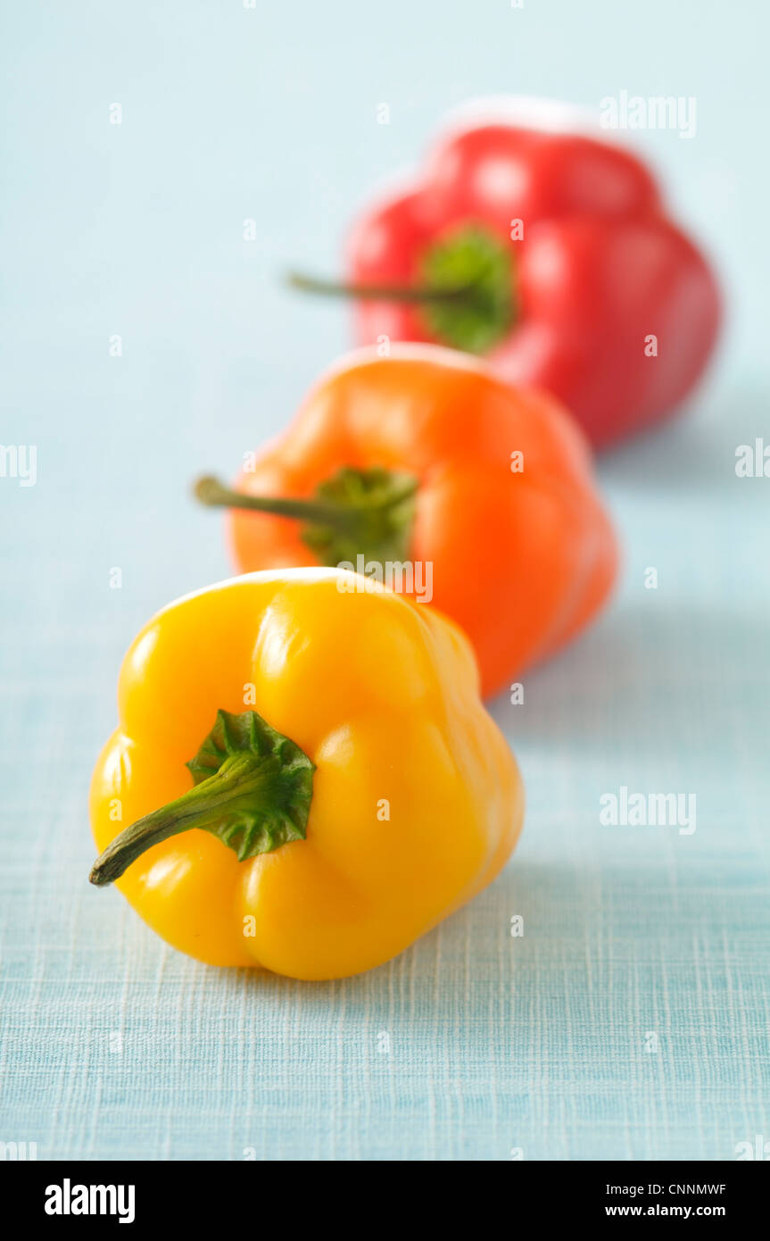 Close-up of Bell Peppers Banque D'Images