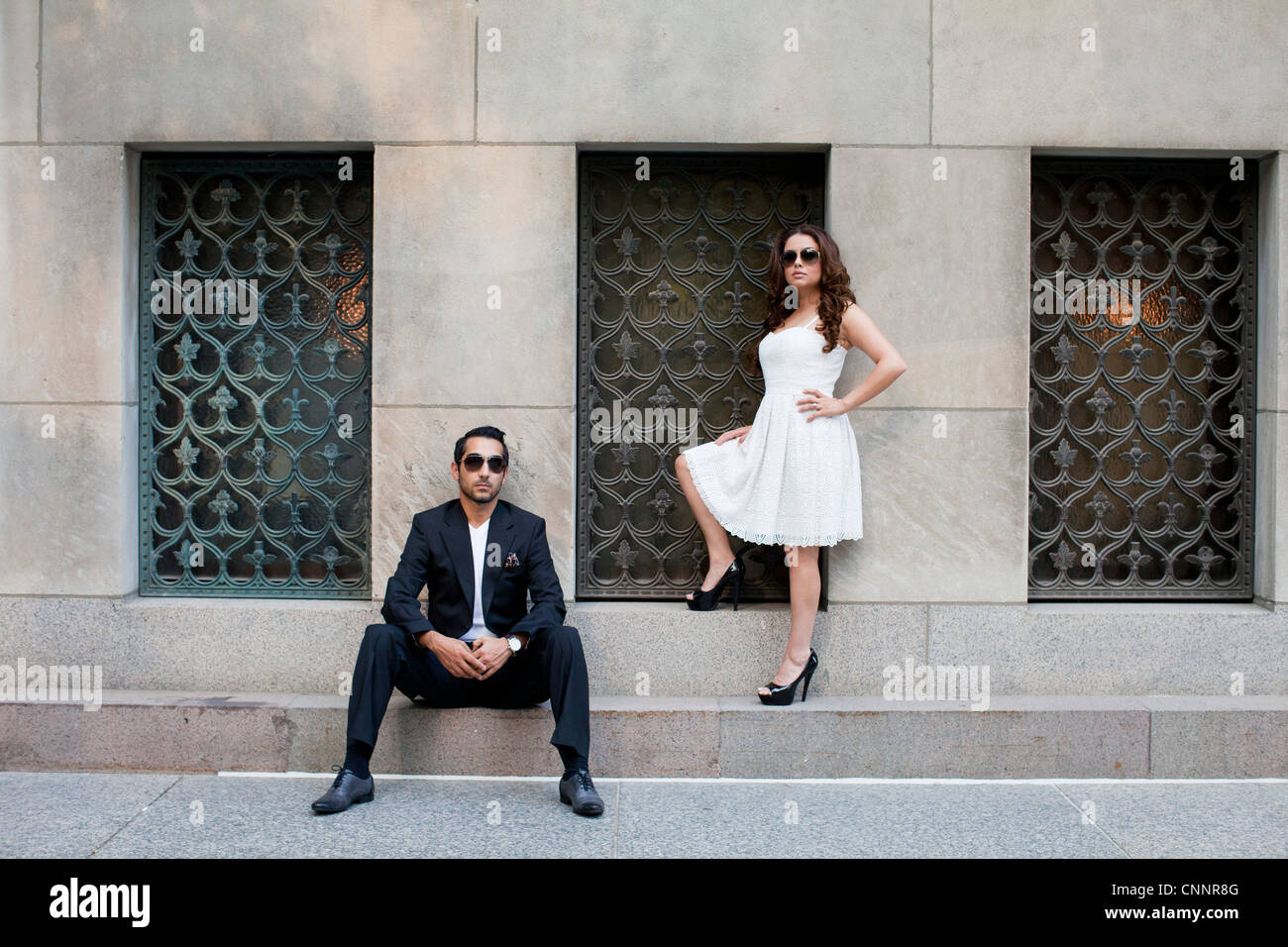 Portrait de couple, Toronto, Ontario, Canada Banque D'Images