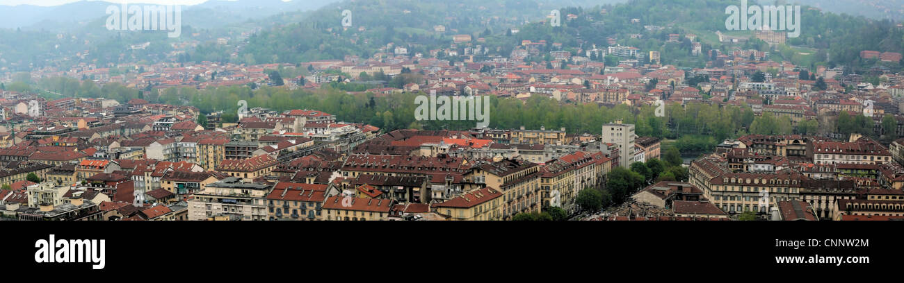 Vue panoramique de Turin Banque D'Images