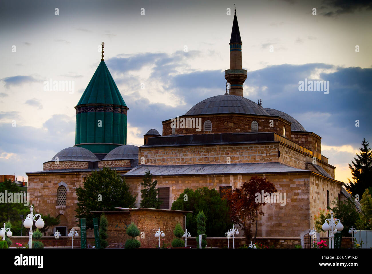 Musée de Mevlana. Konya. Konya province. La Turquie. Banque D'Images