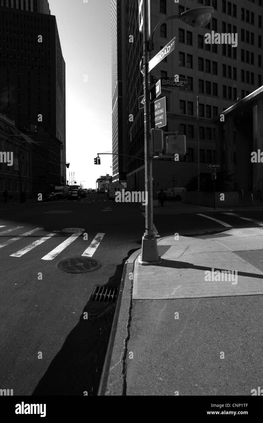 Wall Street, New York Banque D'Images