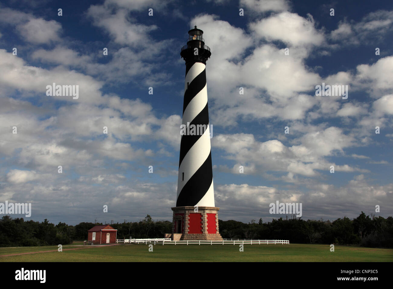 Photo de phare du cap Hatteras, en Caroline du Nord Banque D'Images