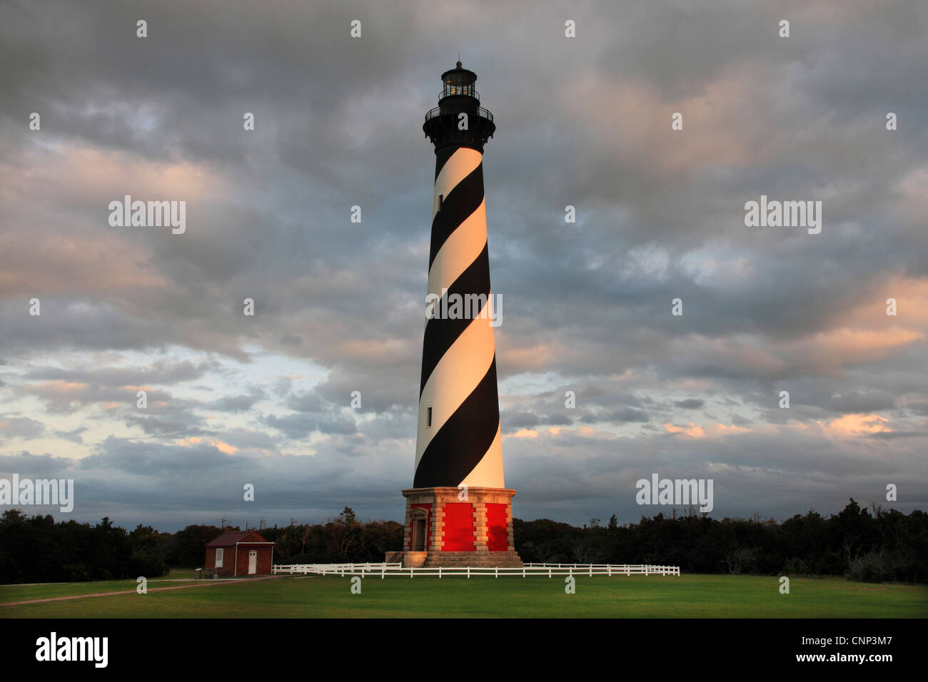 Photo de phare du cap Hatteras, en Caroline du Nord Banque D'Images