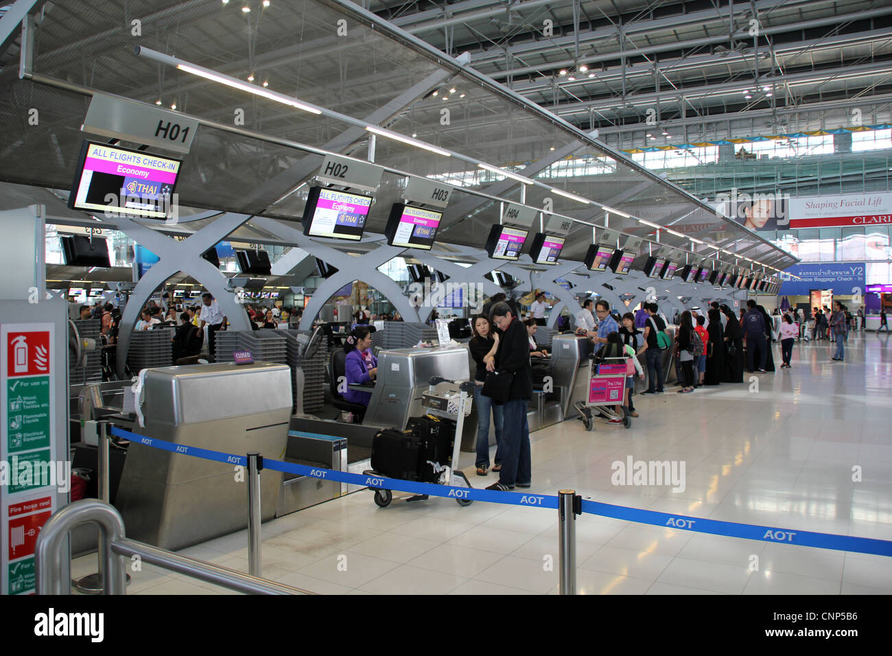 Aéroport de Bangkok Banque D'Images