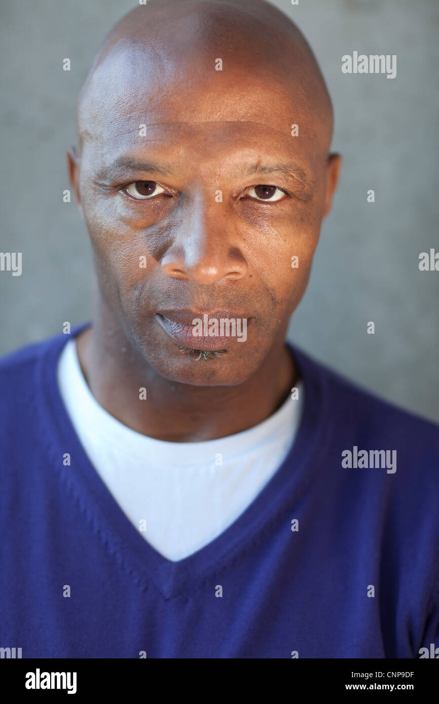 Légende du football Cyrille Regis de West Bromwich Albion le sol où il a passé de nombreuses années de son jeu. Banque D'Images