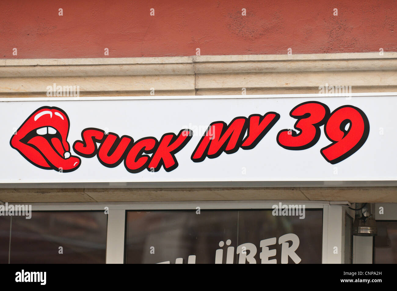 Gay-bohème dans les quartier de Neustadt à Dresde, Allemagne. Banque D'Images