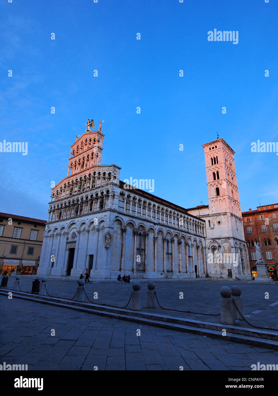 Cathédrale de Lucques, Italie Banque D'Images