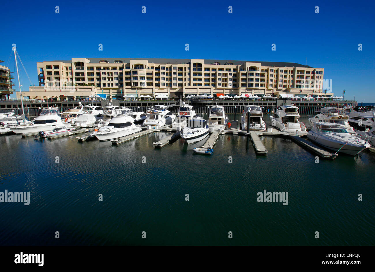Yachts à Glenelg. Adélaïde. L'Australie du Sud. Banque D'Images
