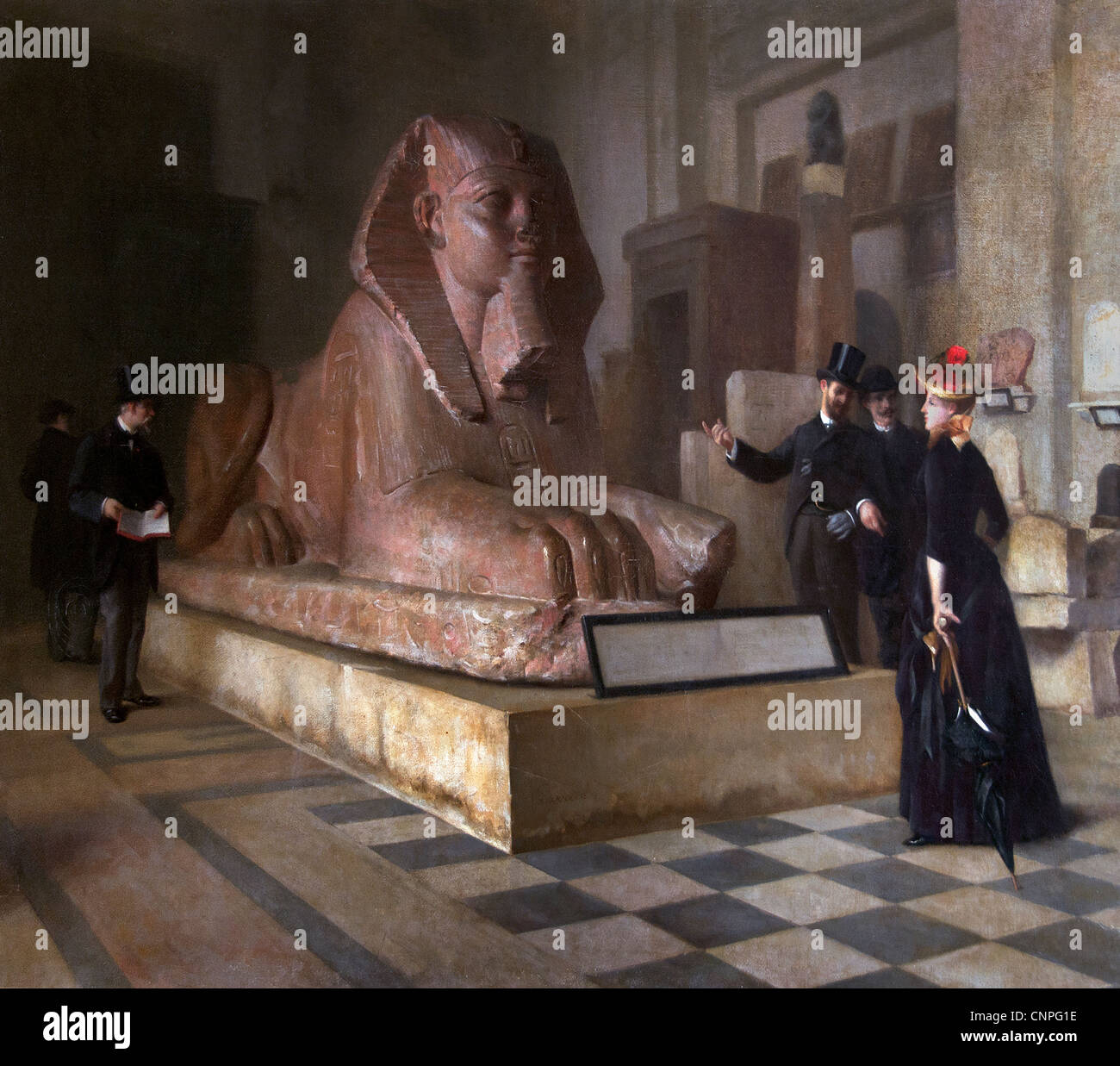 Chambre Égyptienne du Louvre LARRUE WILLIAM 1851 - 1935 France Banque D'Images