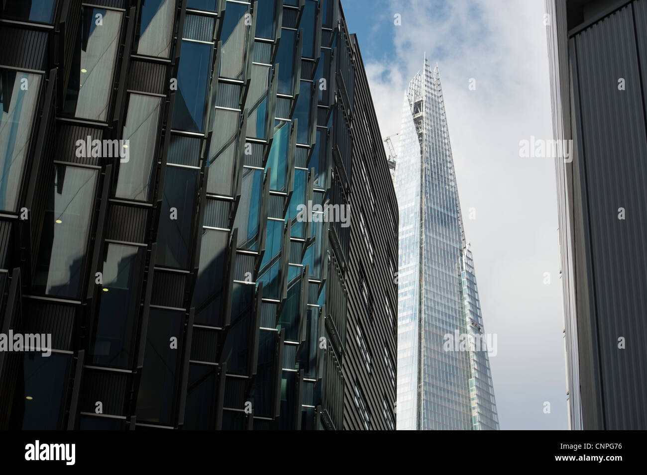 Le Shard, London, Europe, l'édifice le plus vu de la Place de Londres sur la rive sud. Banque D'Images