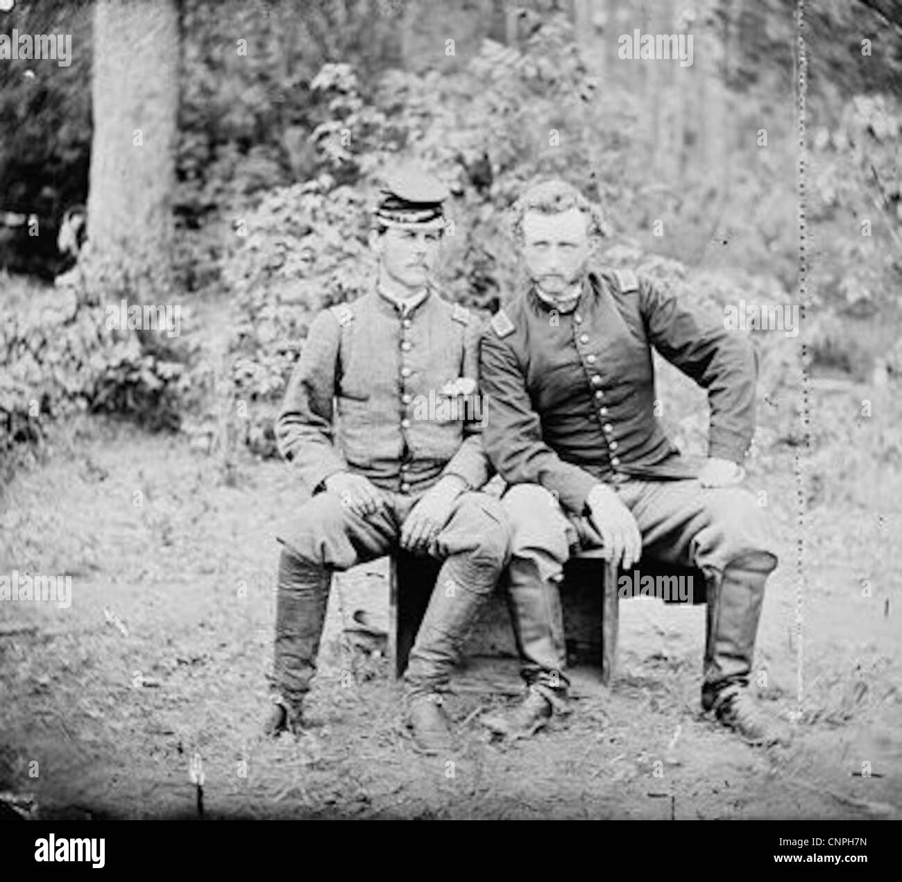 La guerre civile américaine (1861-1865) Archives de photos de guerre Banque D'Images