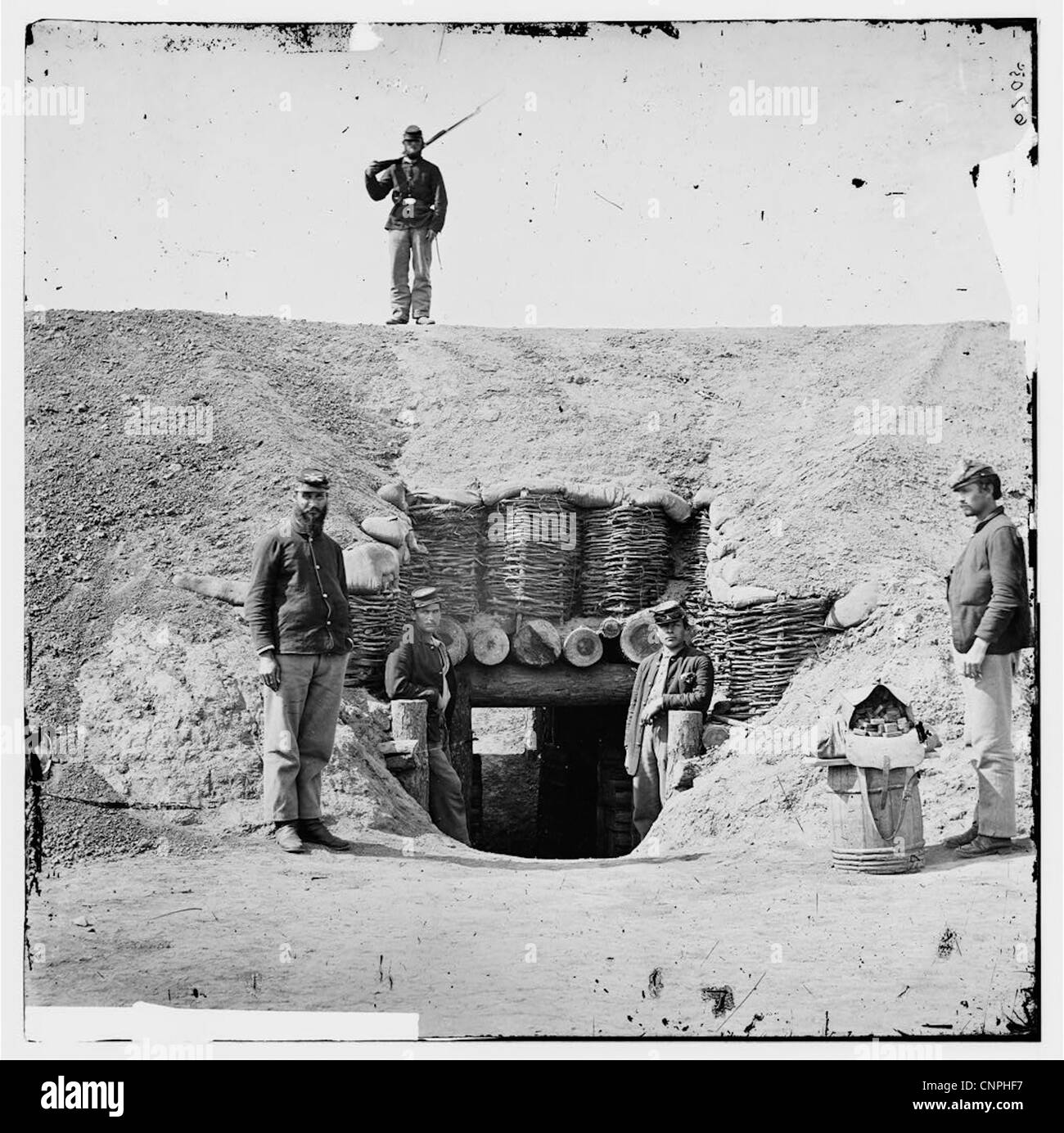 La guerre civile américaine (1861-1865), Banque D'Images