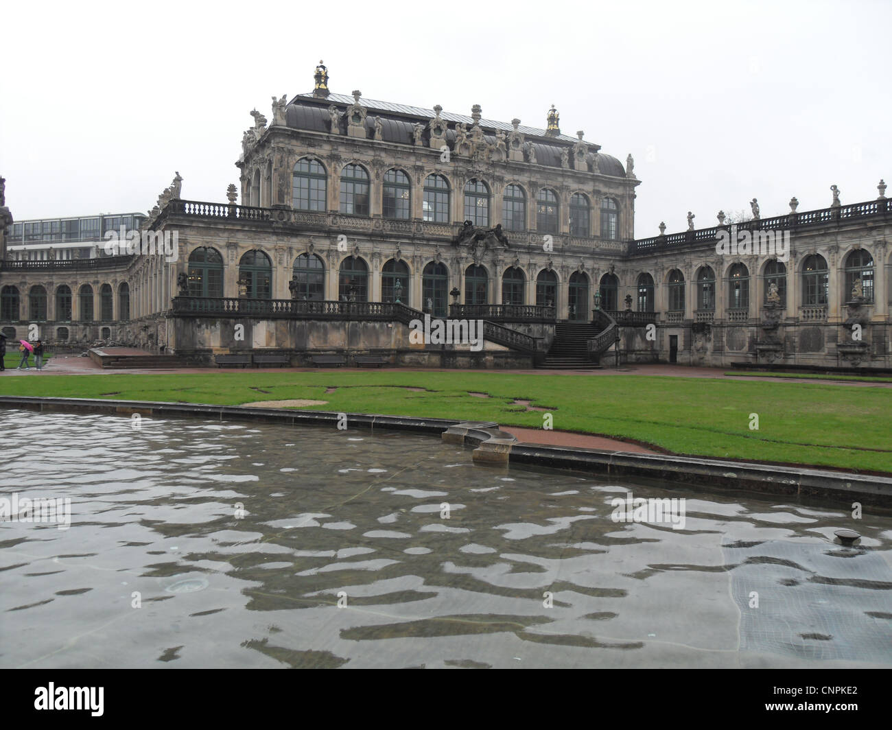 Le Palais Zwinger Dresde en Allemagne. Banque D'Images