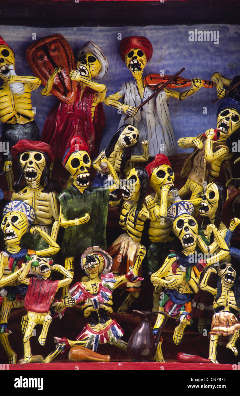 Retablo', 'l'art populaire traditionnel de la région d'Ayacucho au Pérou. Banque D'Images