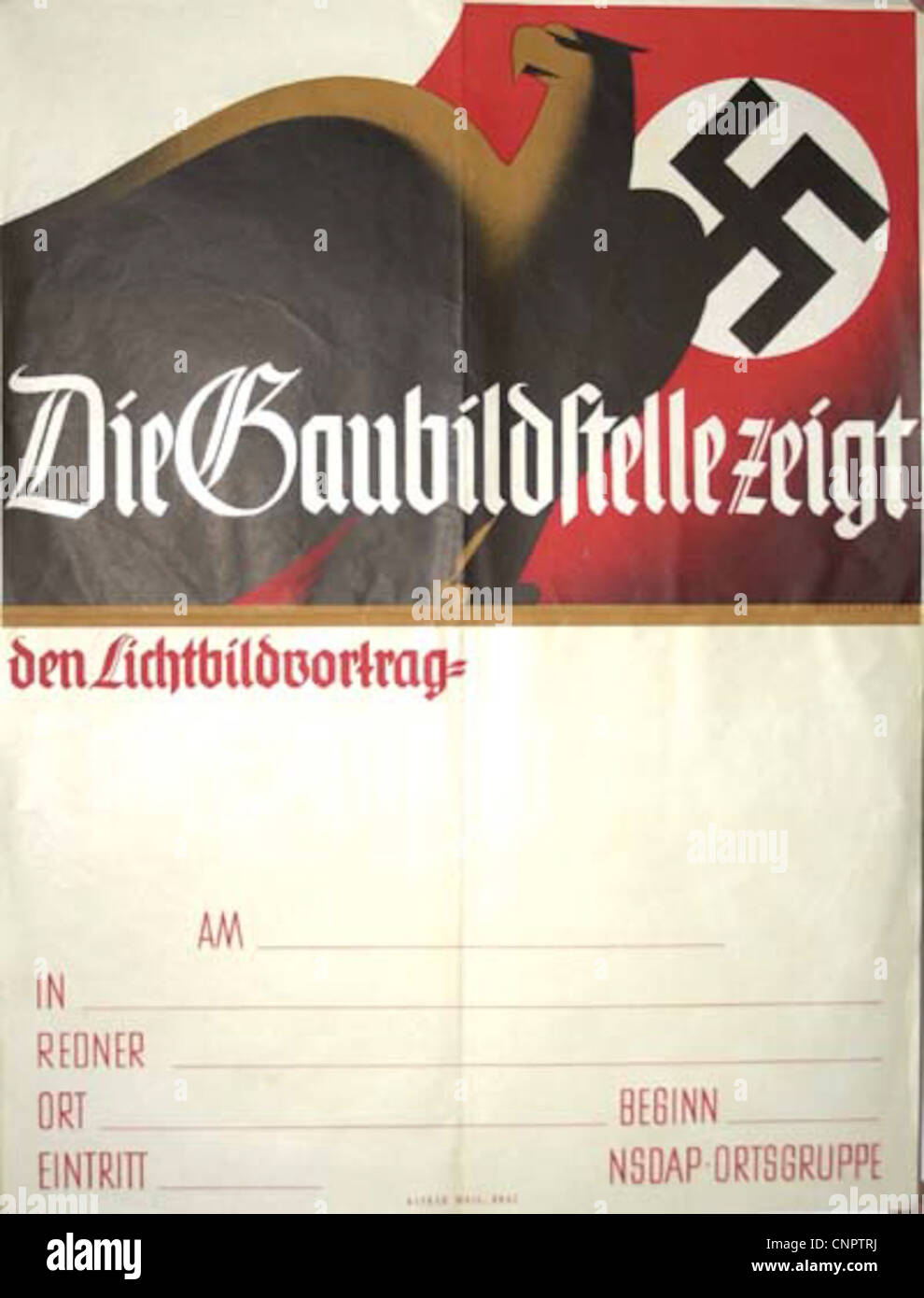 Les Affiches de propagande de la Seconde Guerre mondiale 2 Banque D'Images