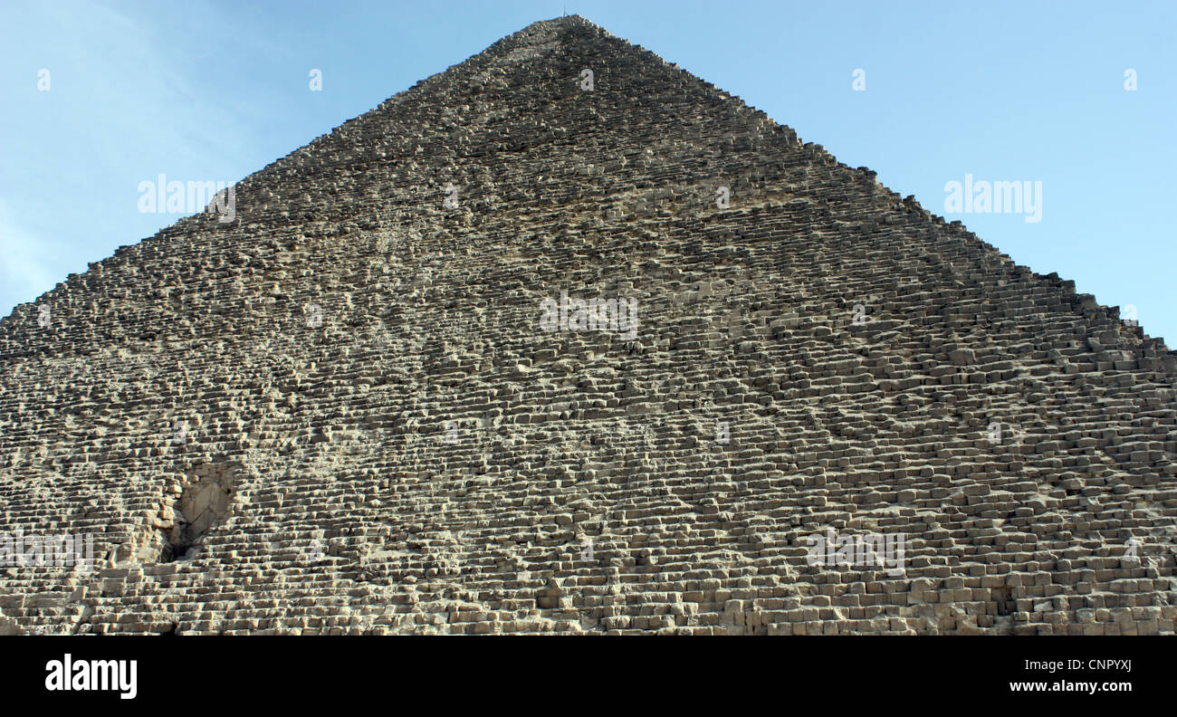 Pyramide de Chéops à Gizeh ,la plus grande pyramide égyptienne Banque D'Images Pyramide de Chéops à Gizeh ,la plus grande pyramide égyptienne Banque D'Images