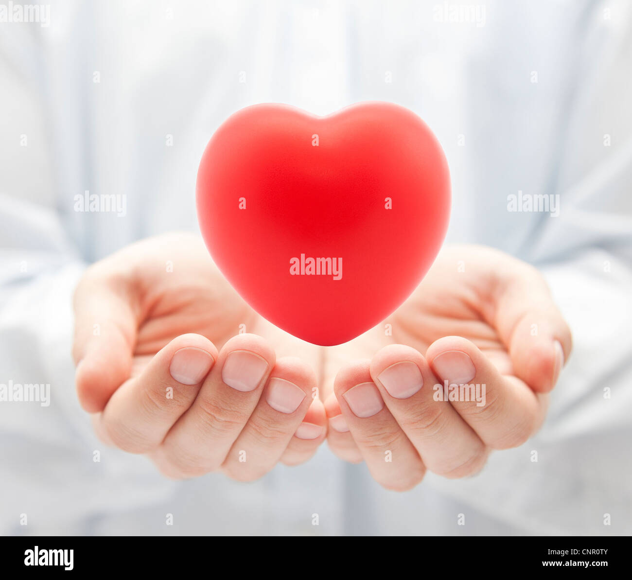 L'assurance-santé ou d'amour concept Banque D'Images