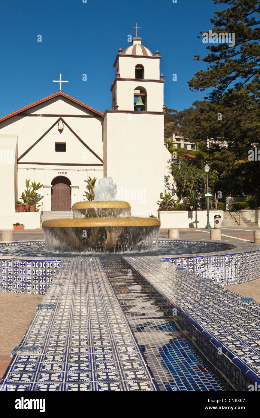 Mission San Buenaventura, Ventura, Californie Banque D'Images