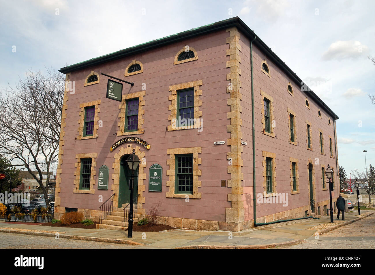 Candleworks Rodman, New Bedford Historic District Banque D'Images