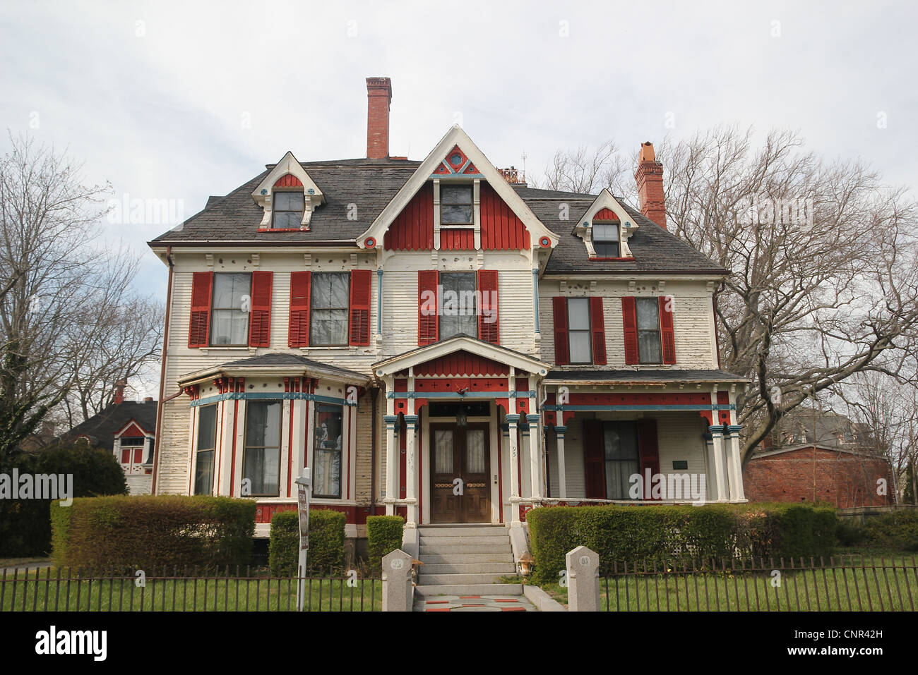 Un vieux maison à Bedford, Massachusetts Banque D'Images