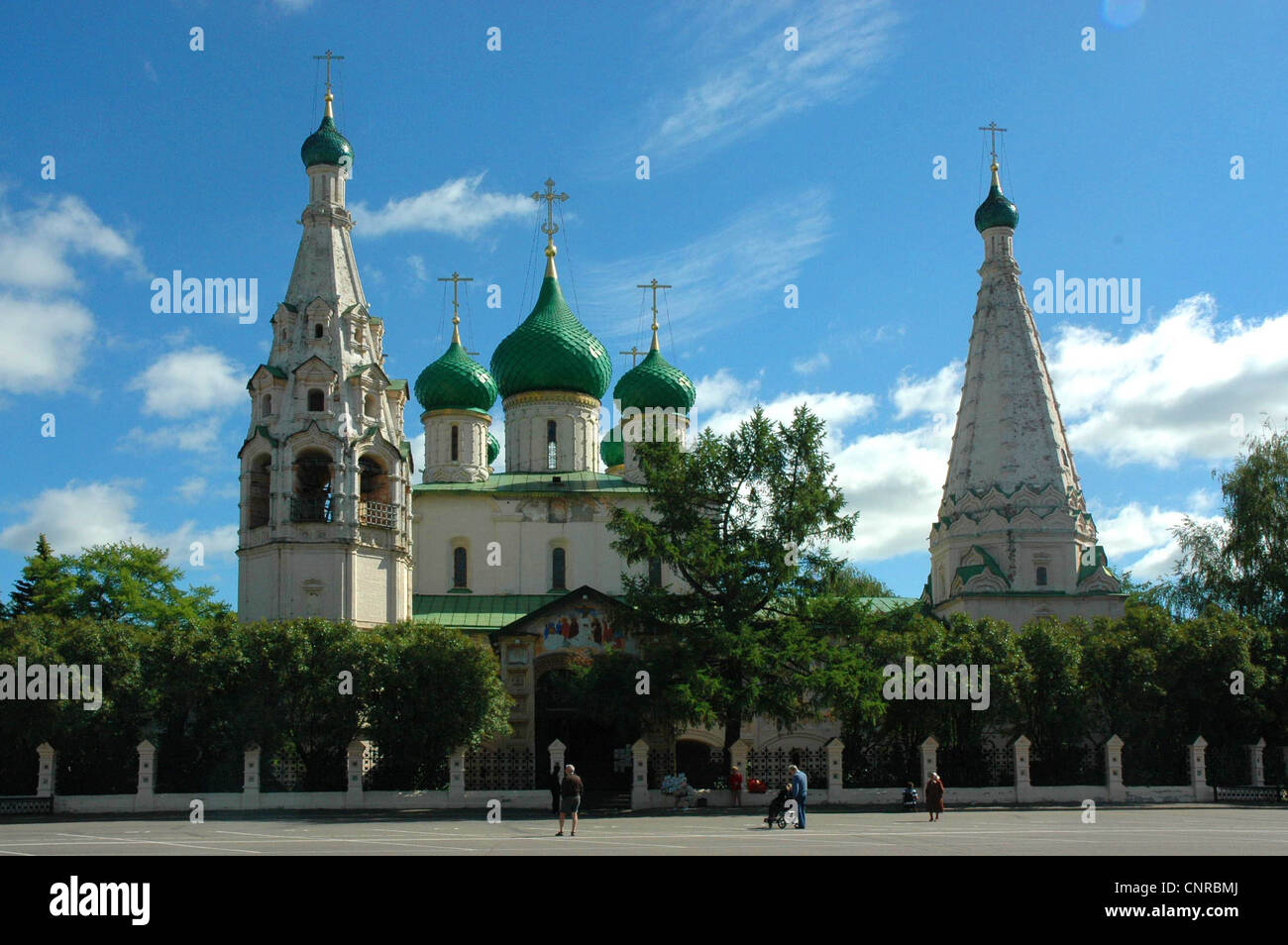 Laroslavl, St Elie, ses dômes et clochers, Banque D'Images