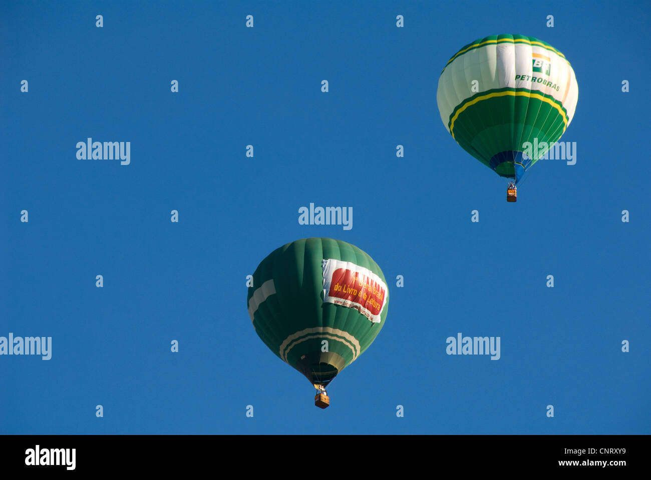 Hot air balloons festival à Brasília, Brésil Banque D'Images