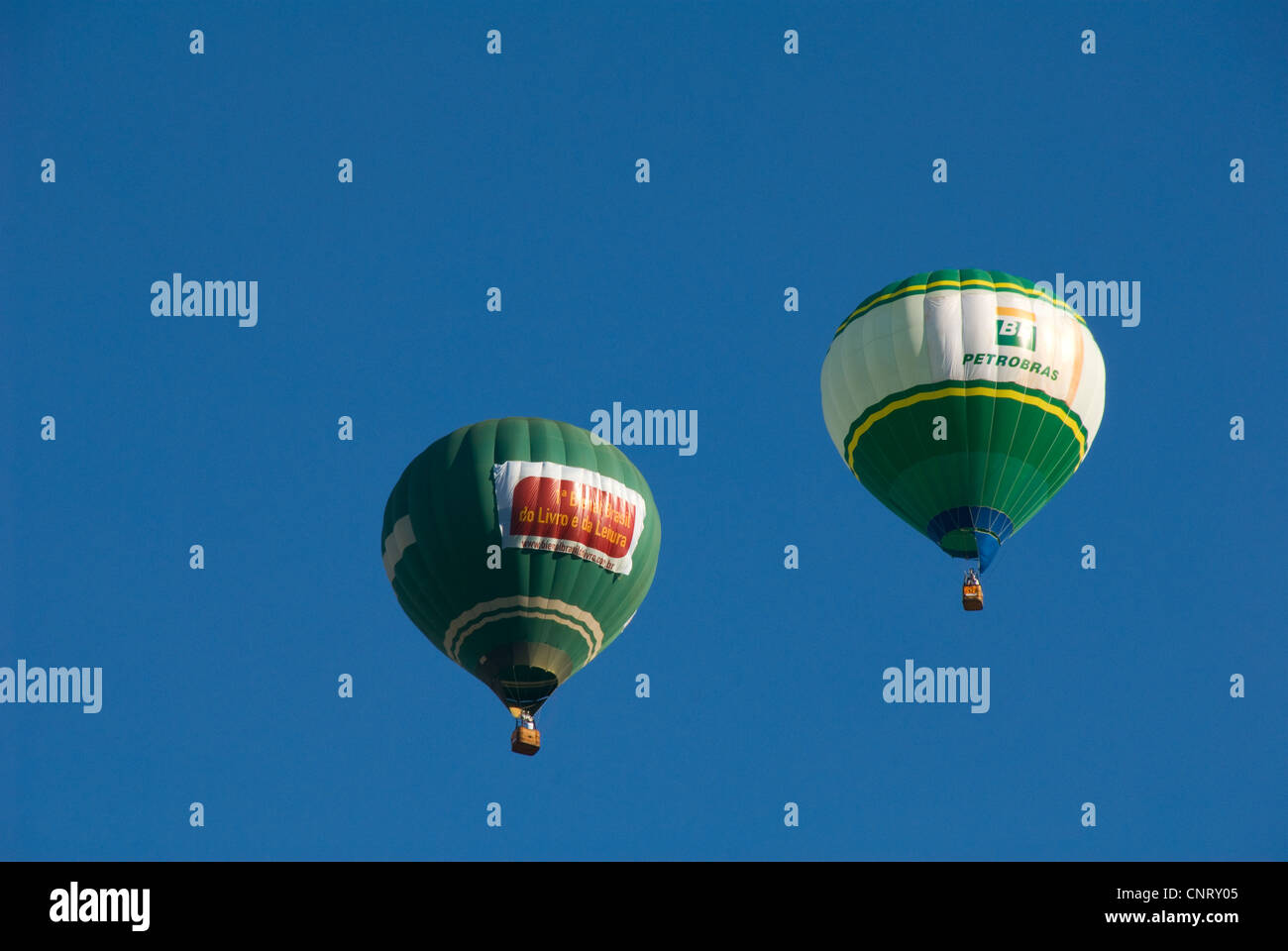 Hot air balloons festival à Brasília, Brésil Banque D'Images