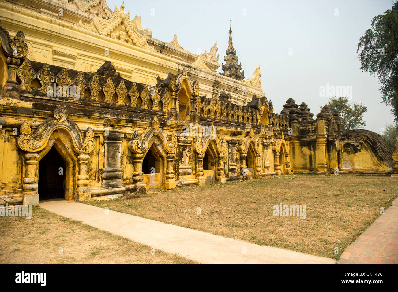 Maha Aungmye Bonzan monastery in Inwa, Région de Mandalay Myanmar Banque D'Images