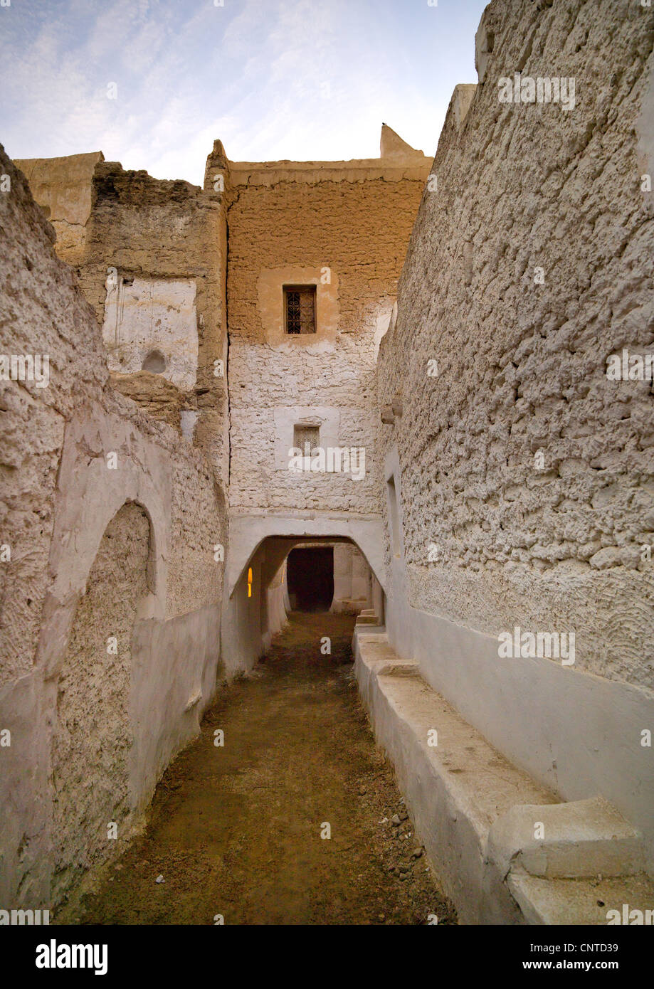 La vieille ville de Ghadamès, Libye Banque D'Images