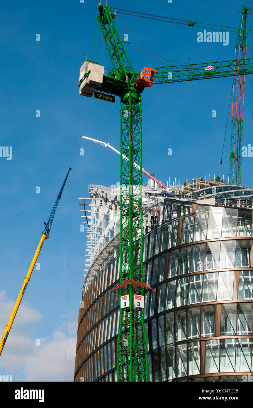 Le Co-operative Group Headquarters, LE NOMA, en construction 2012. Miller Street, Manchester, Angleterre, Royaume-Uni. Banque D'Images