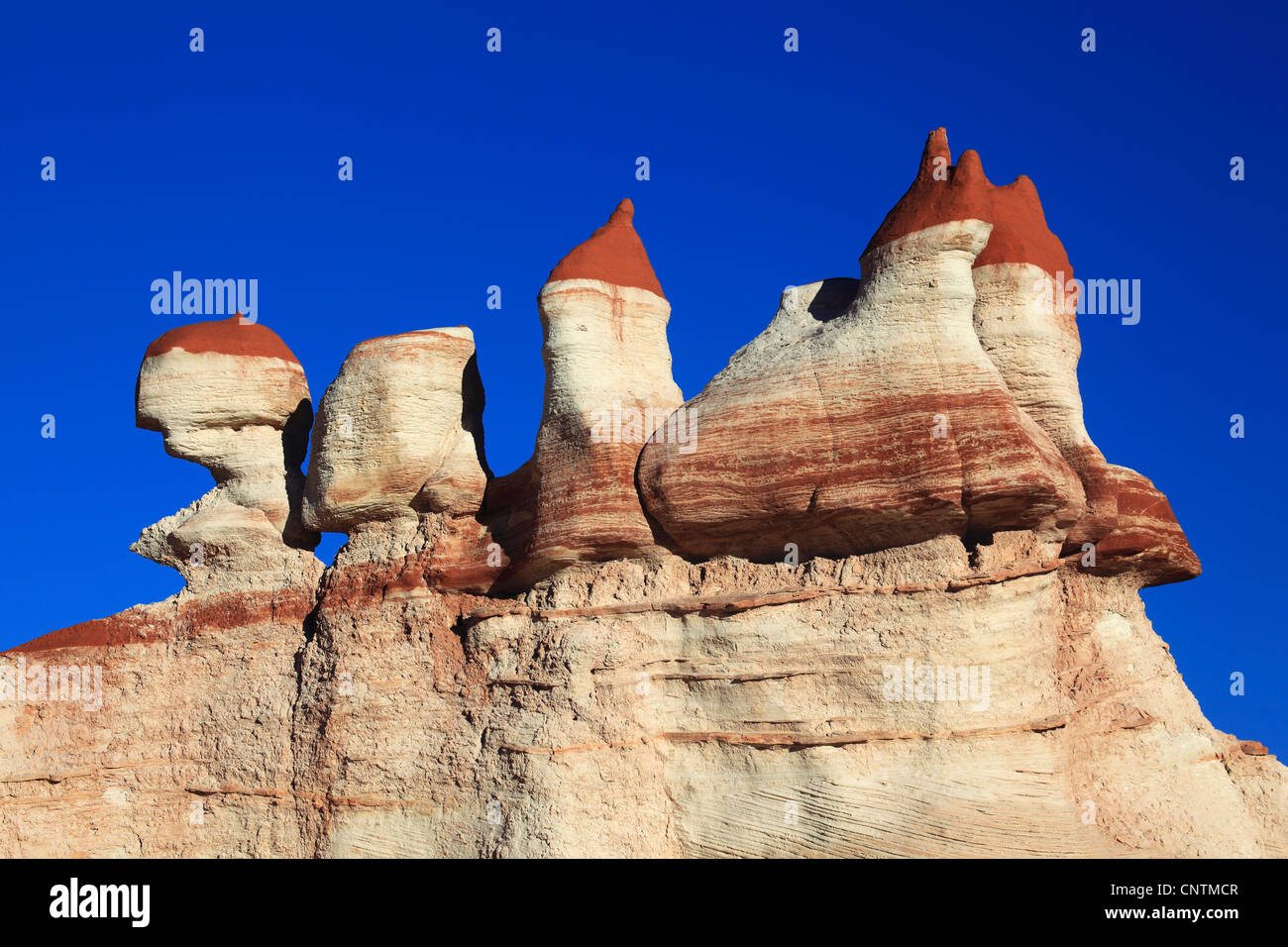 Blue Canyon, rouge et blanc calcaire, USA, Arizona Banque D'Images