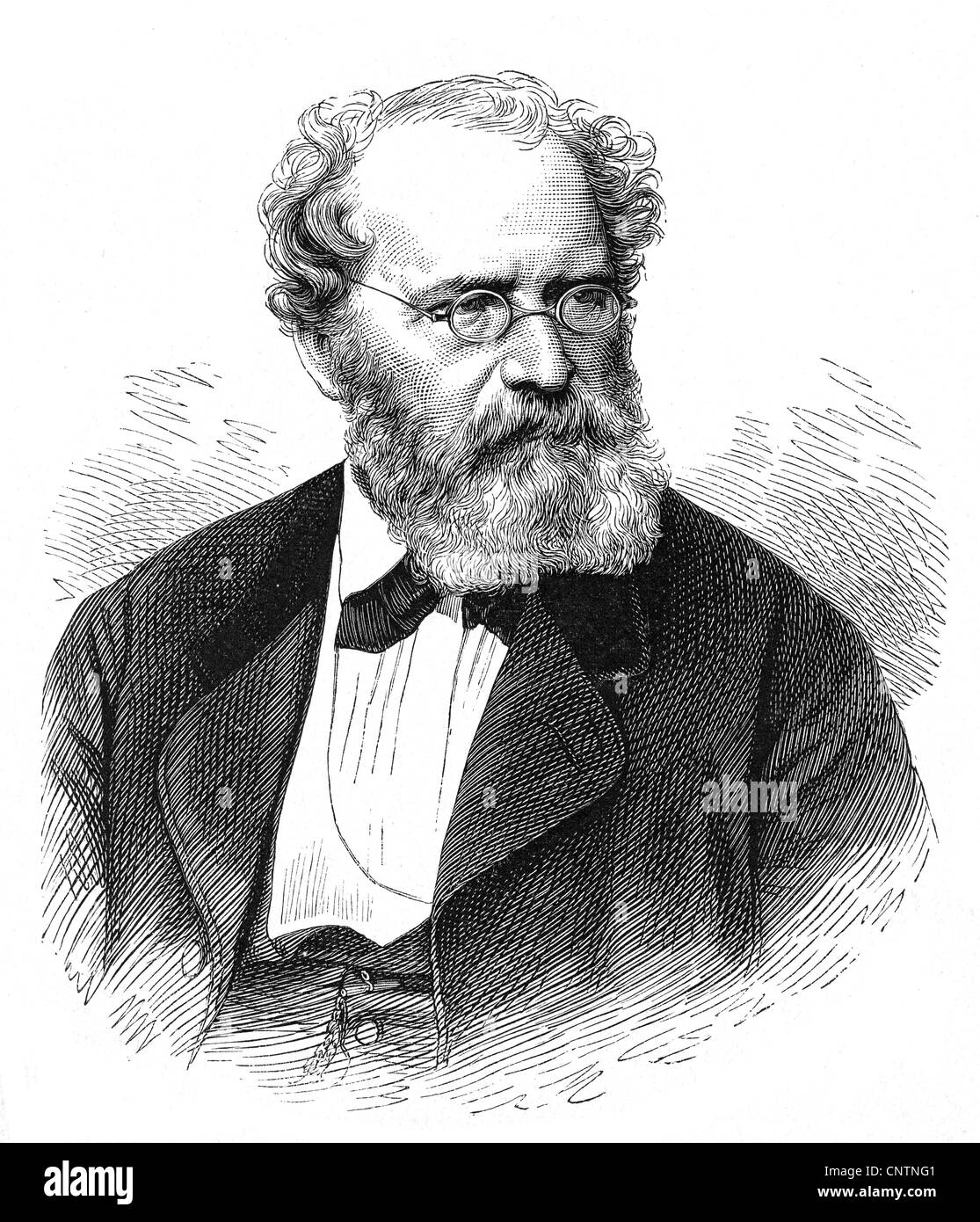 Miller, Ferdinand von, 18.10.1813 - 11.2.1887, fondateur allemand de bronze, portrait, Banque D'Images