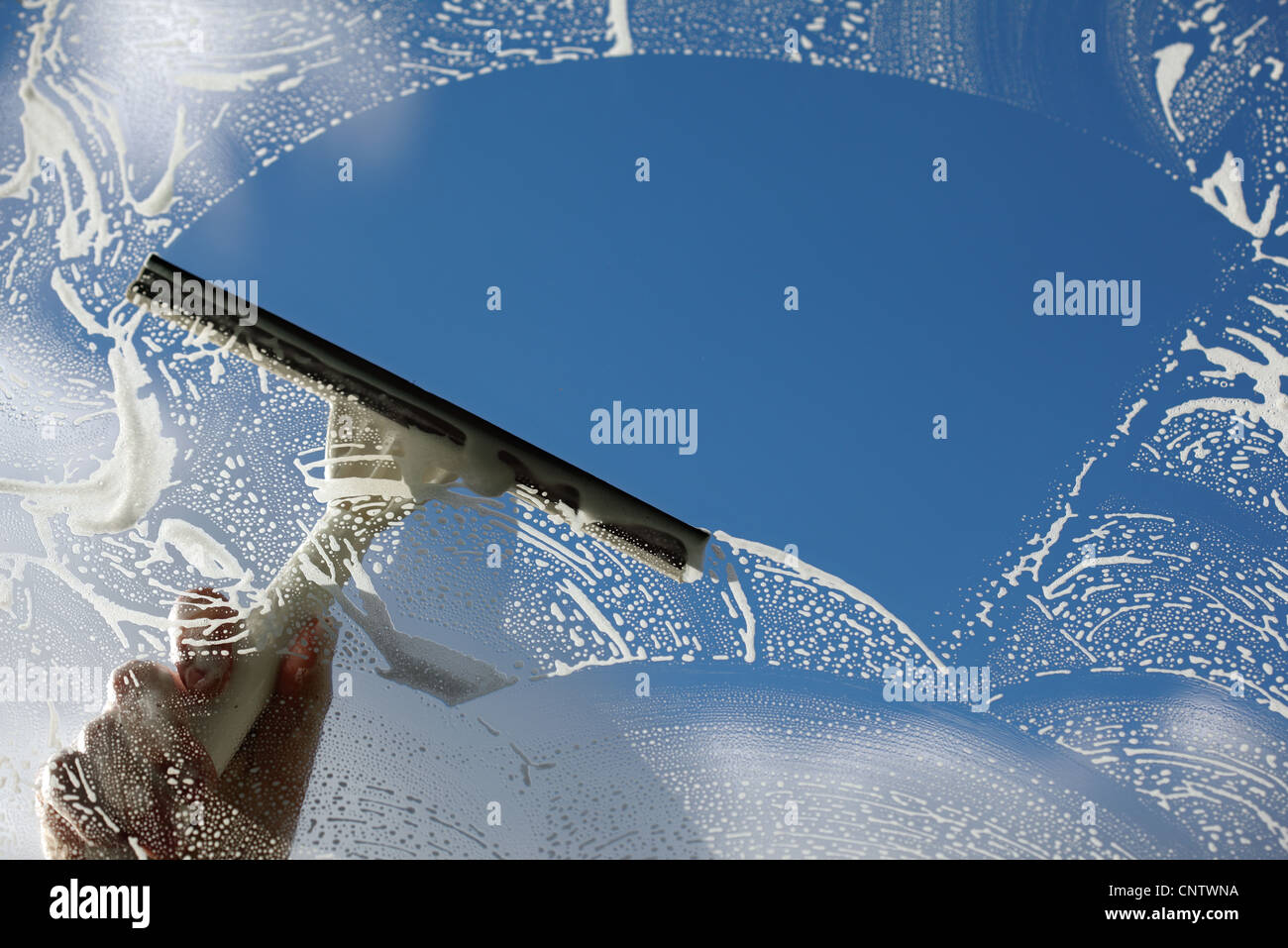 Ciel bleu clair Banque D'Images