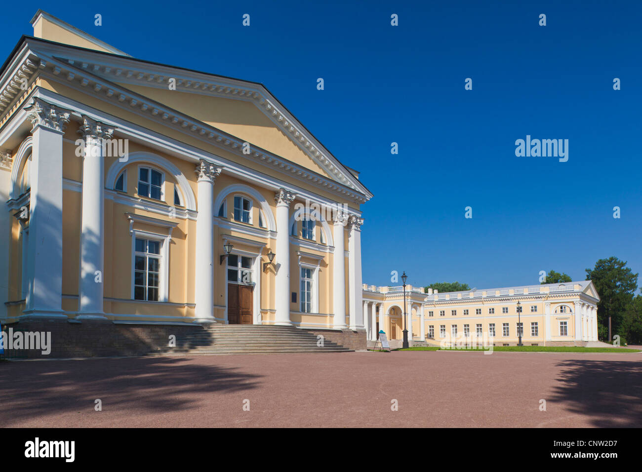 La Russie, Saint-Pétersbourg, Pushkin-Tsarskoye Selo, Alexander Palace, dernière demeure du tsar Nicolas II jusqu'à la Révolution Russe Banque D'Images