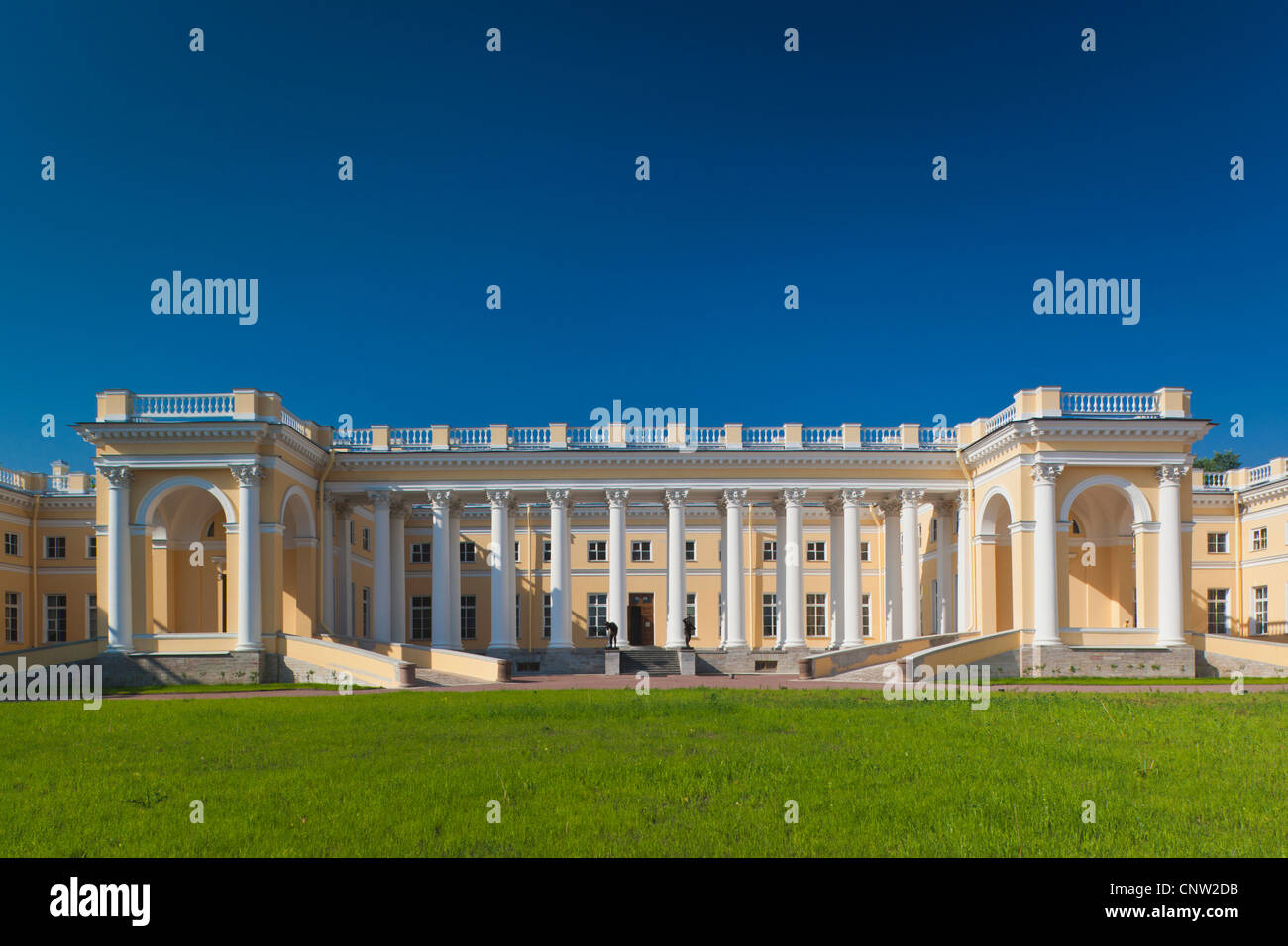 La Russie, Saint-Pétersbourg, Pushkin-Tsarskoye Selo, Alexander Palace, dernière demeure du tsar Nicolas II jusqu'à la Révolution Russe Banque D'Images