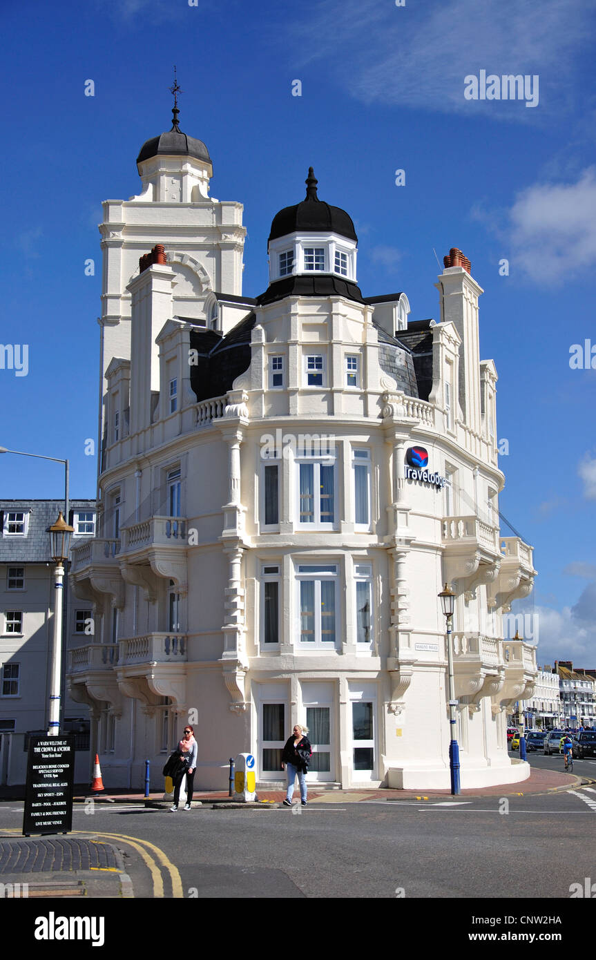 Travelodge Hotel, Marine Parade, Eastbourne, East Sussex, Angleterre, Royaume-Uni Banque D'Images