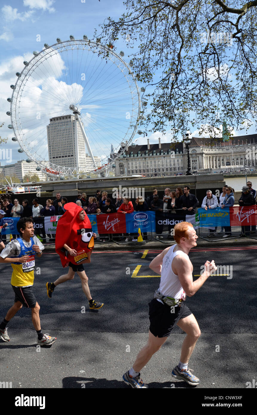 Londres 22/04/2012 - Virgin London Marathon 2012 Banque D'Images