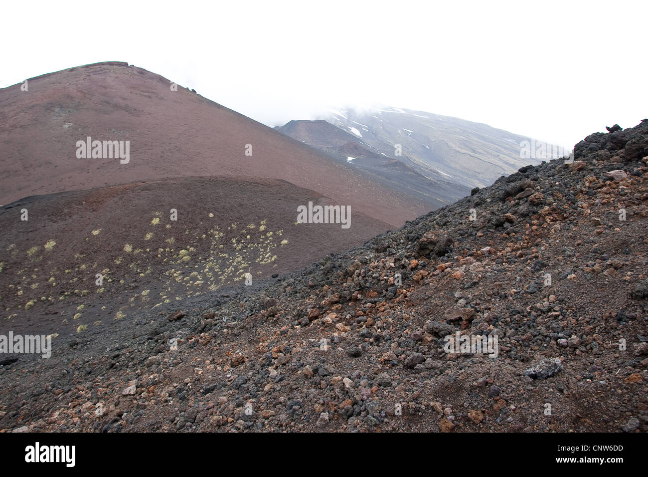 Les paysages volcaniques de l'Etna, Italie, Sicile Banque D'Images