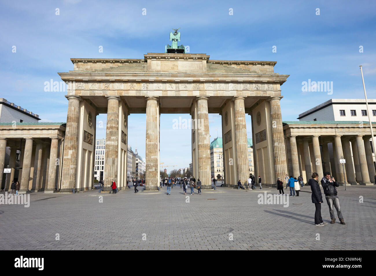 Brandenburger tor pariser platz Banque de photographies et d’images à