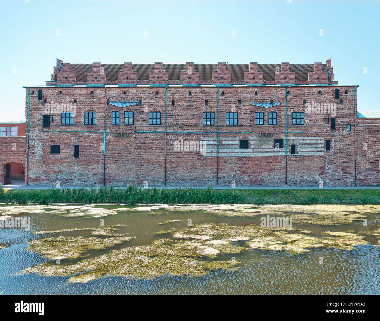 Le château historique de malmohus situé dans la ville suédoise de Malmö. Banque D'Images