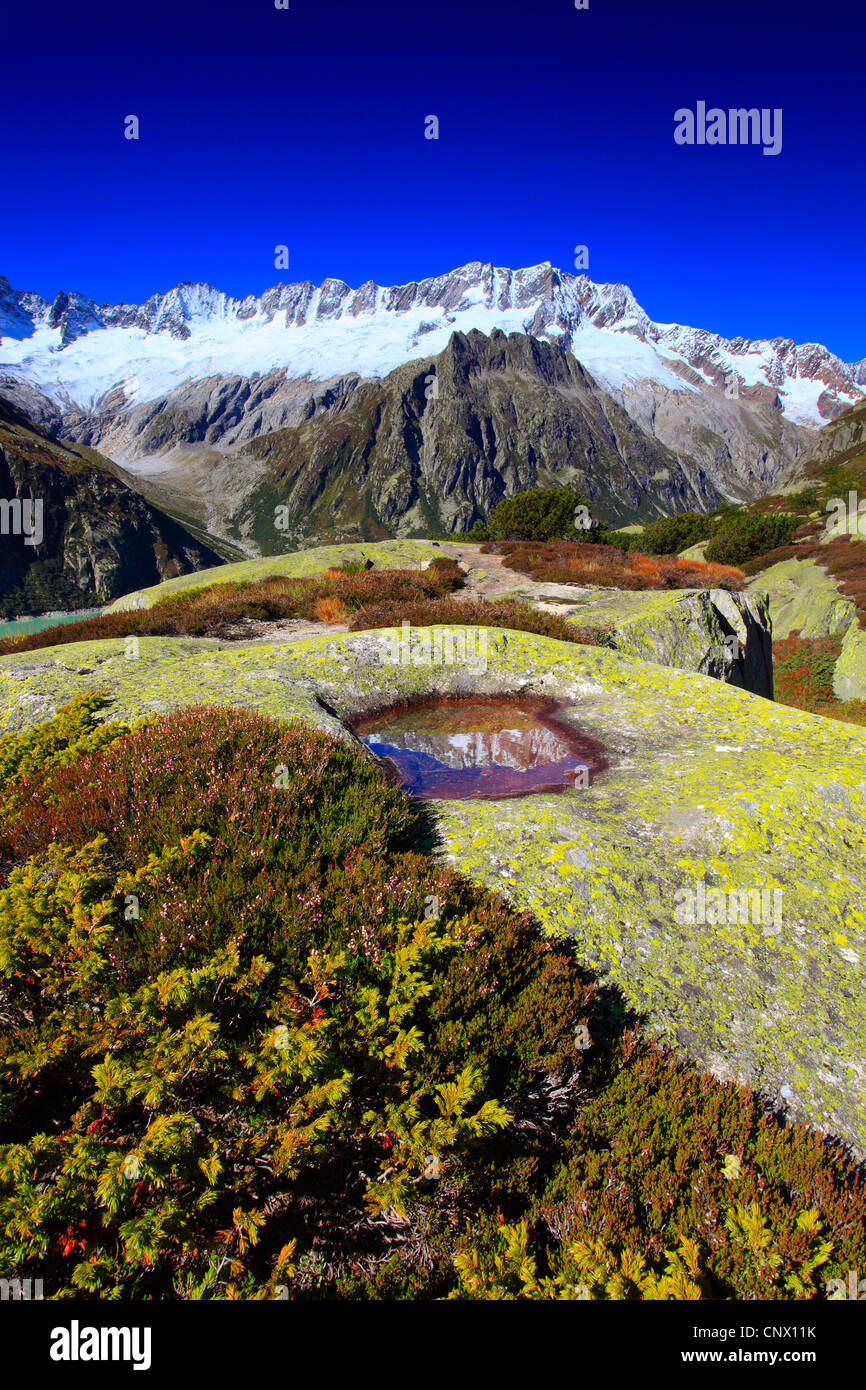 Dammastock (3630 m), Suisse, Uri, Goescheneralp Banque D'Images