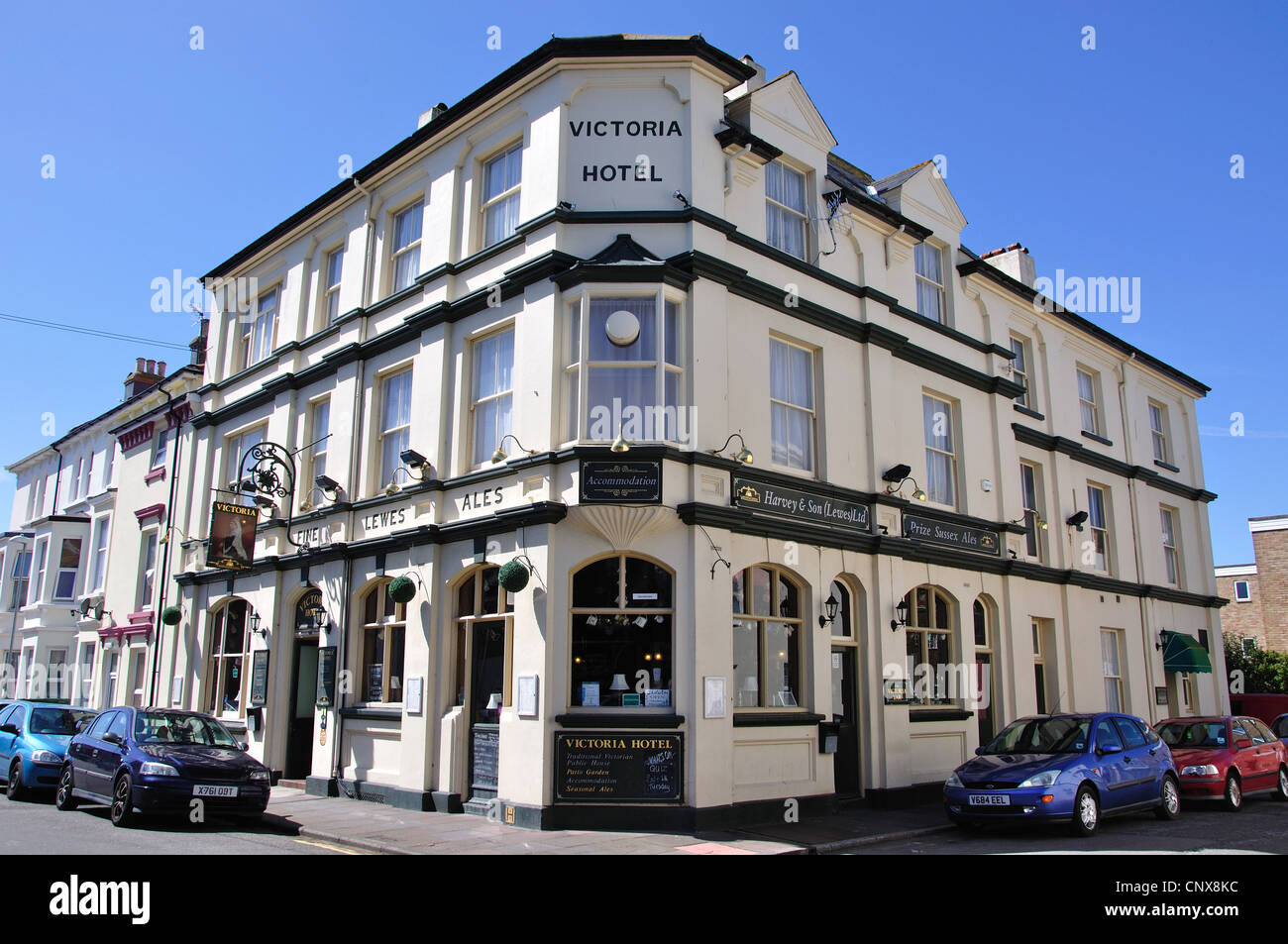 Victoria Hotel, Latimer Road, Eastbourne, East Sussex, Angleterre, Royaume-Uni Banque D'Images