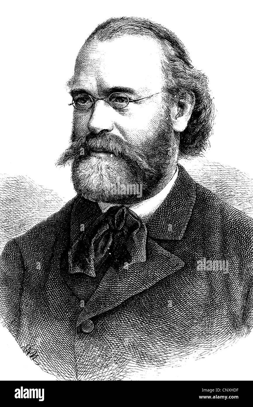Gustav Adolf Friedrich Neumann, 1825 - 1884, un peintre, dessinateur et copiste, graphiste et peintre de marine, graver Banque D'Images