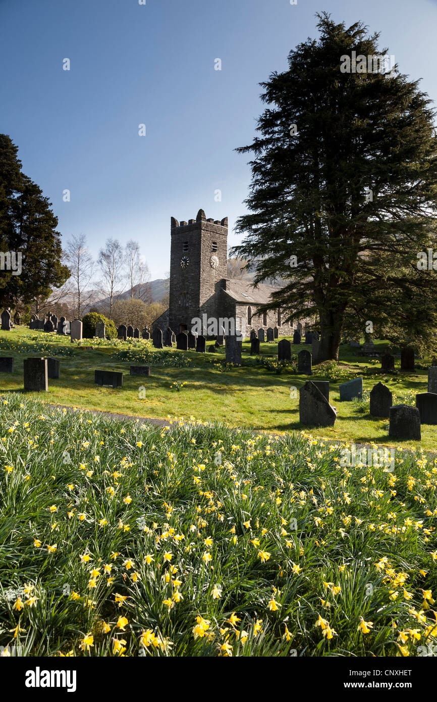 L'Église de Jésus, Troutbeck, Parc National de Lake District, Cumbria Banque D'Images
