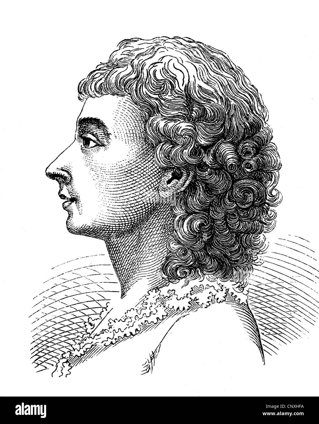 Amalie von Gallitzin, 1748 - 1806, un représentant de l'Illumination et le catholicisme et le co-fondateur de la Catho romantique Banque D'Images