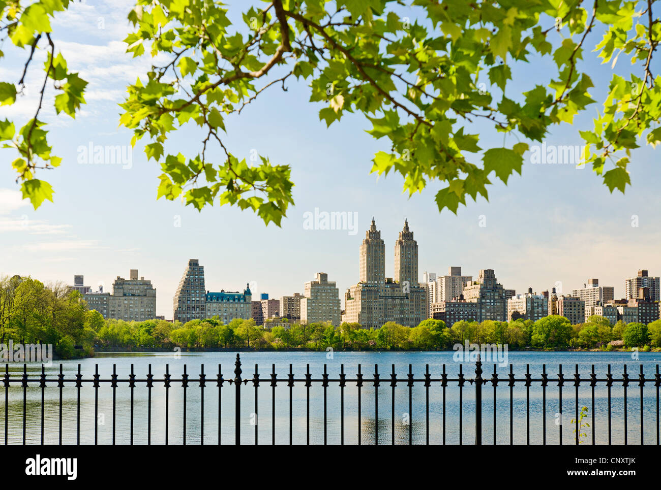 Jacqeuline Kennedy Onassis Reservoir, Central Park Banque D'Images