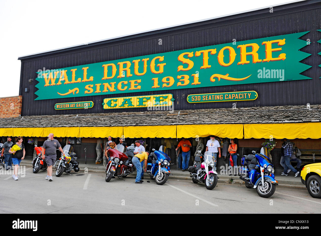 Wall Drug Store Wall Mount Rushmore Dakota du Sud Photo Stock - Alamy